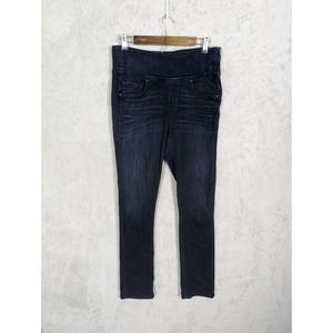 Spanx Jeans Women's Size 31 The Signature Straight Dark Wash High Rise Jeggings